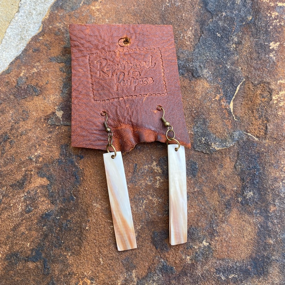 NWT Repurposed On Purpose Earrings